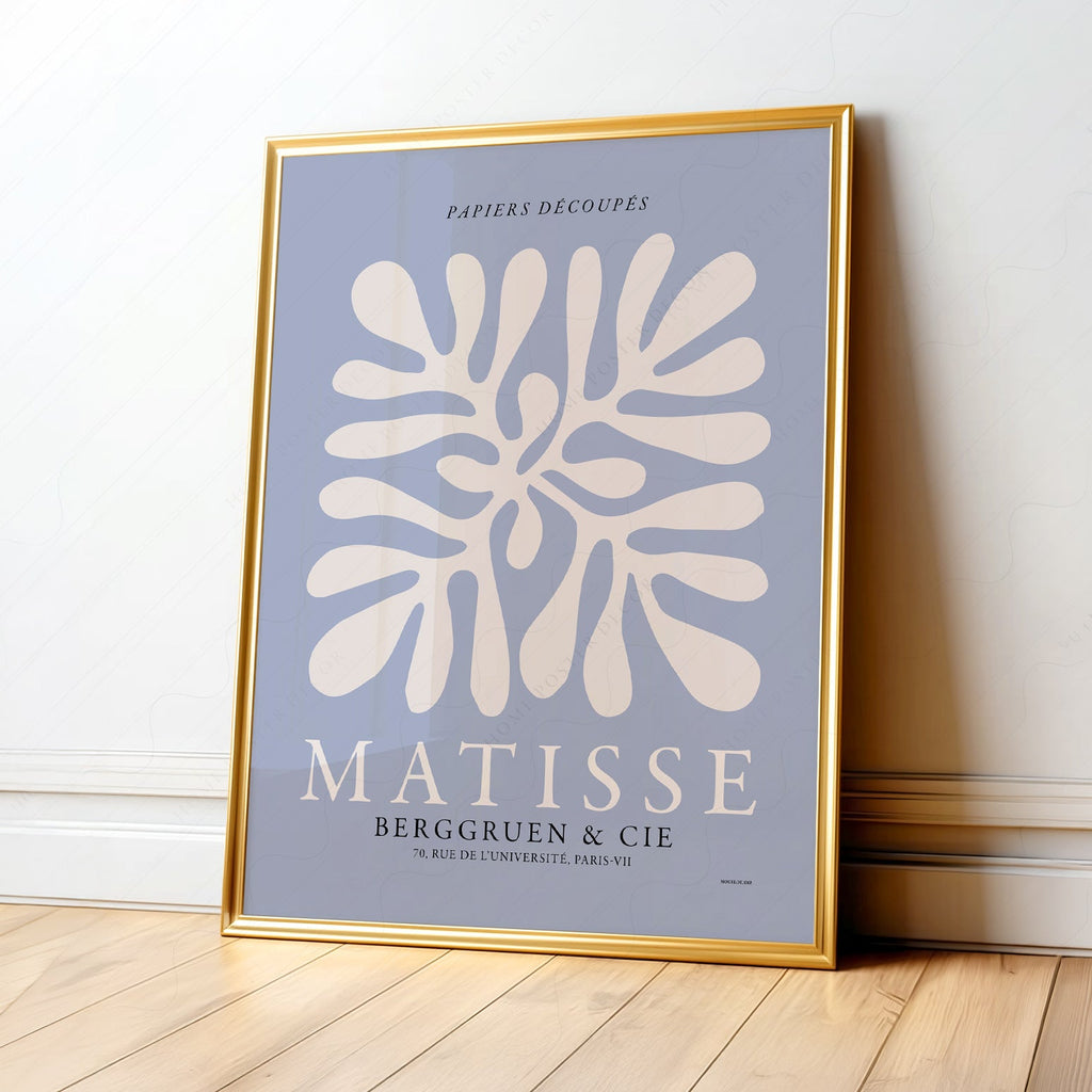 Henri Matisse Cut-Outs Exhibition Poster – Modern Abstract Wall Art
