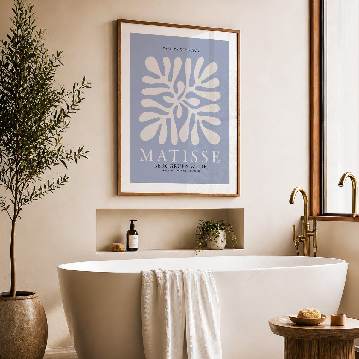 Henri Matisse Cut-Outs Exhibition Poster – Modern Abstract Wall Art
