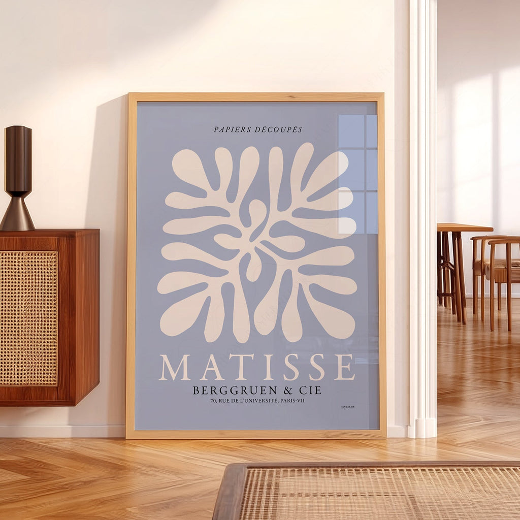 Henri Matisse Cut-Outs Exhibition Poster – Modern Abstract Wall Art