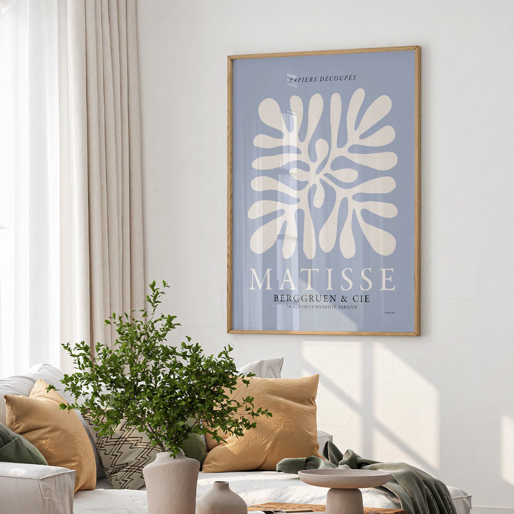 Henri Matisse Cut-Outs Exhibition Poster – Modern Abstract Wall Art