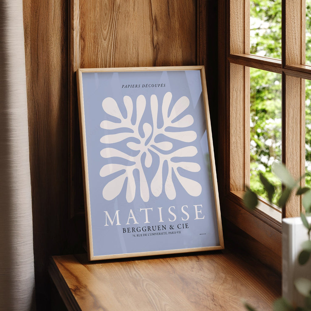 Henri Matisse Cut-Outs Exhibition Poster – Modern Abstract Wall Art