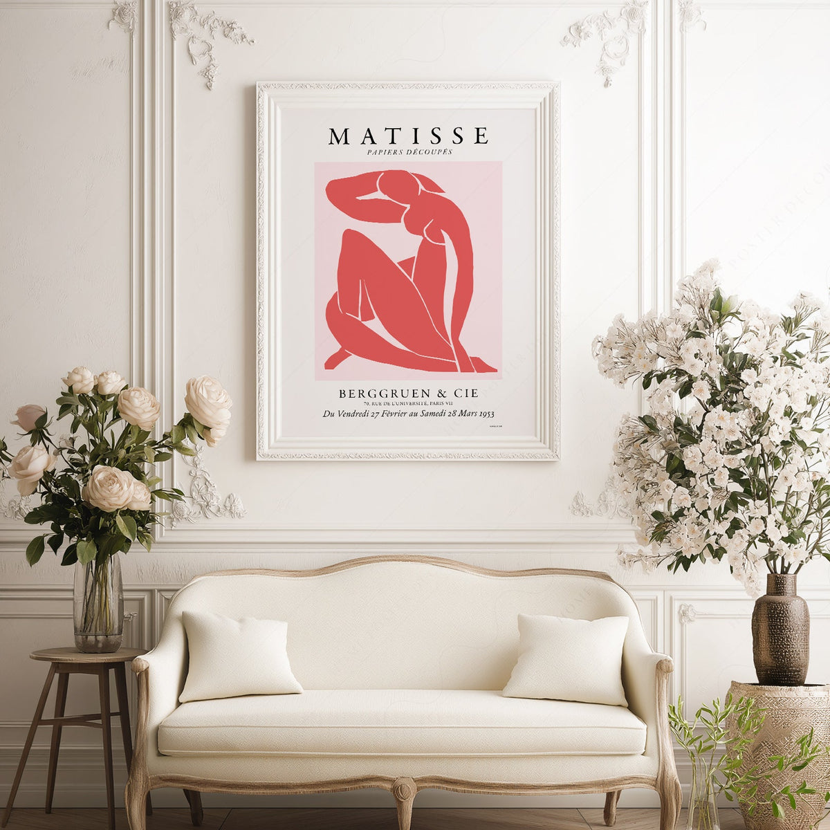 Henri Matisse Blue Nude Exhibition Poster – Modern Art Print Wall Decor