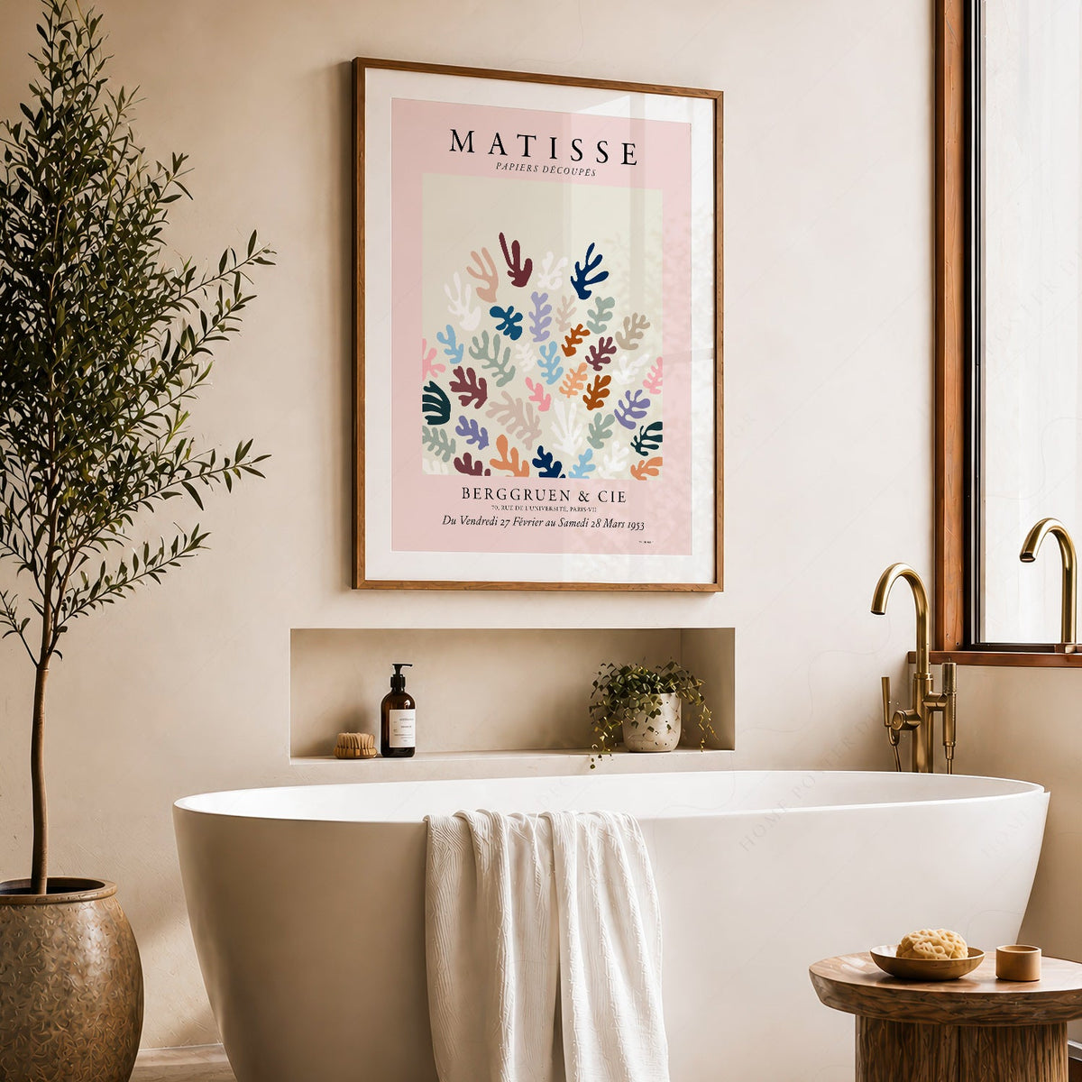 Henri Matisse Papiers Découpés Affiche d'Exposition – Reproduction d'Art Moderne