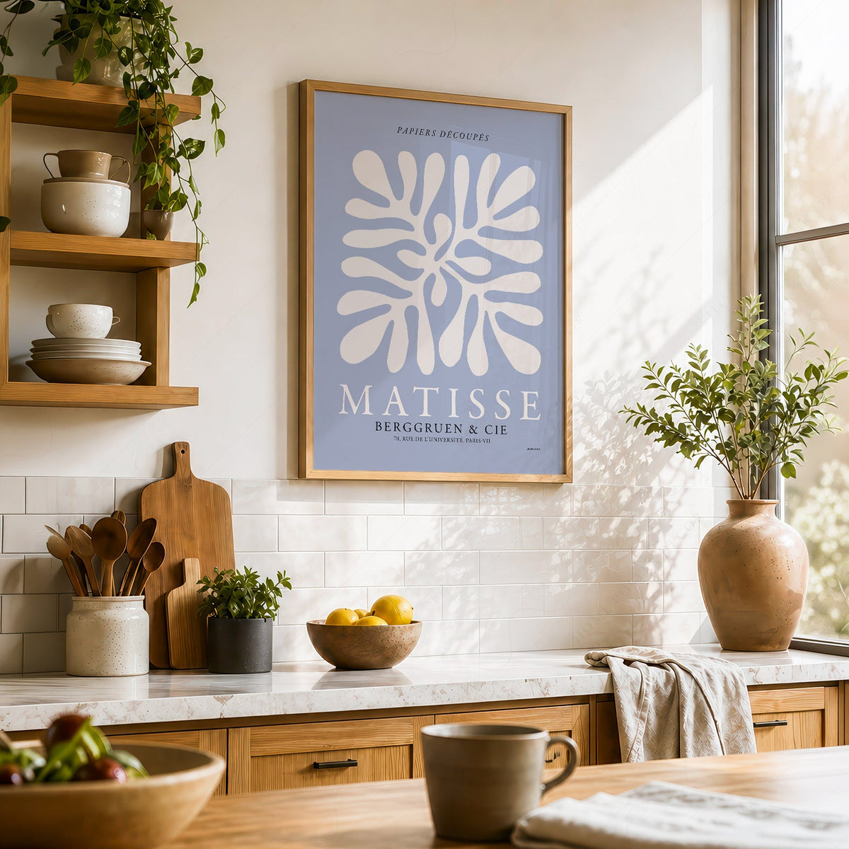 Henri Matisse Cut-Outs Exhibition Poster – Modern Abstract Wall Art
