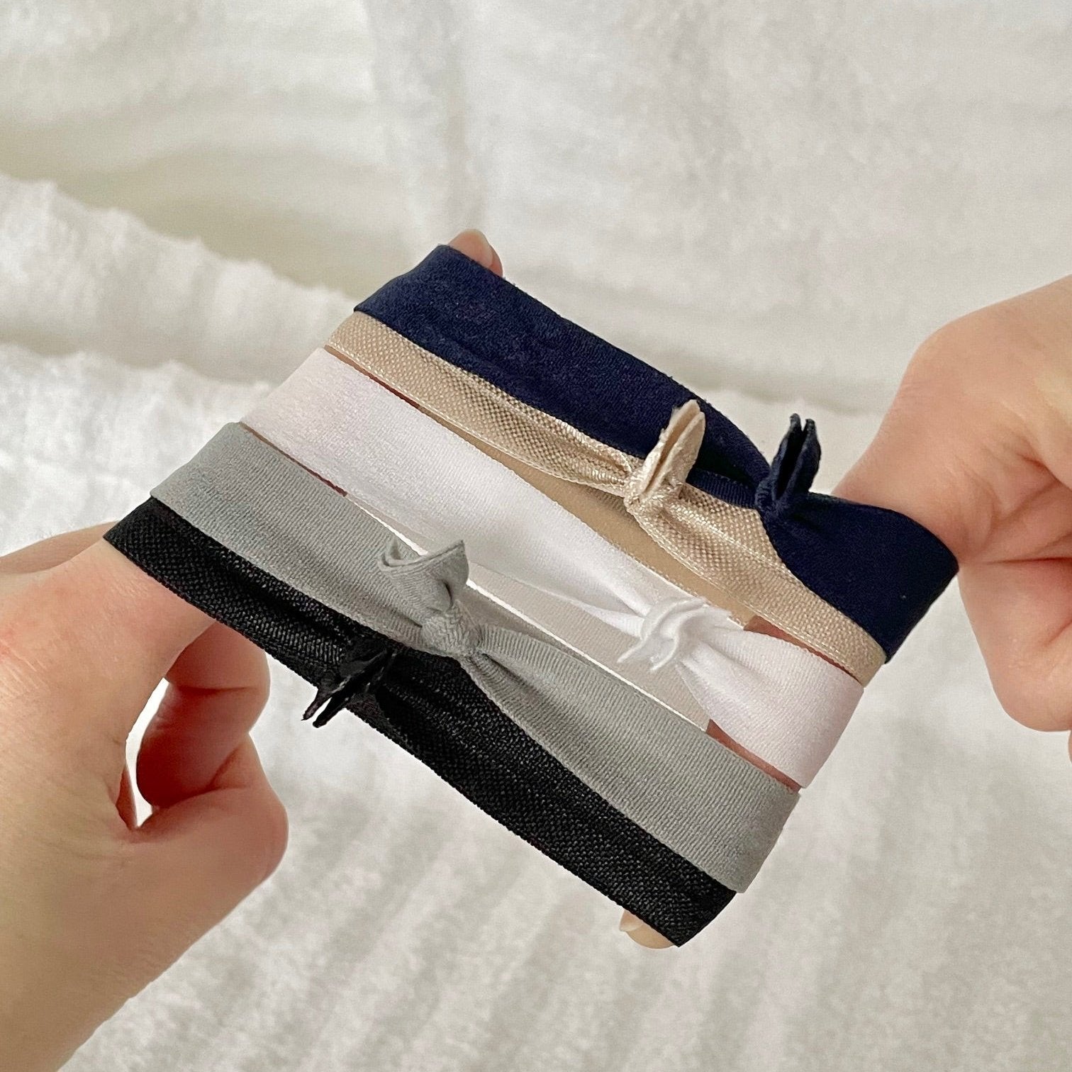 Élastiques à cheveux recyclés