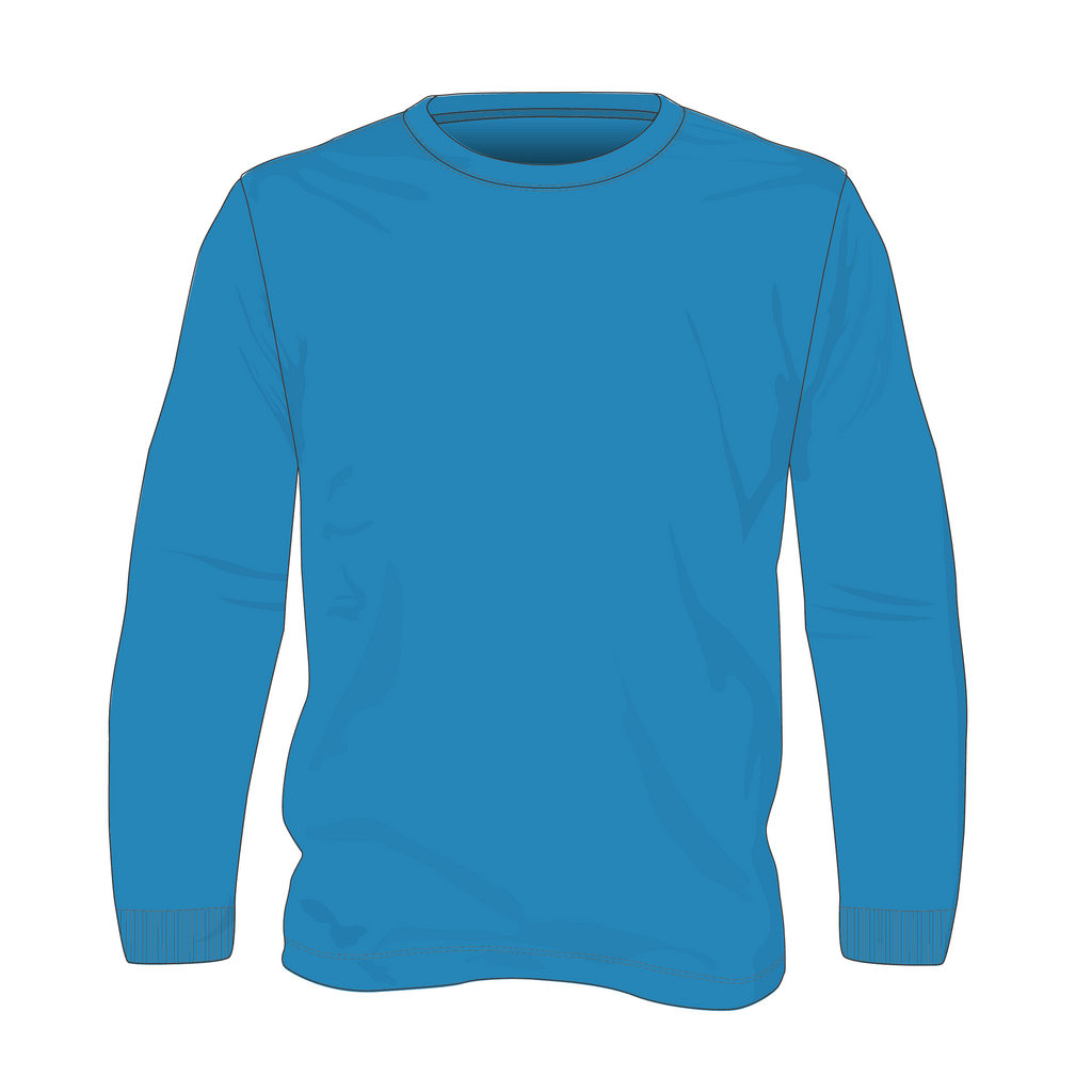 Men's Organic Cotton L/S Crew T-Shirt With Cuff
