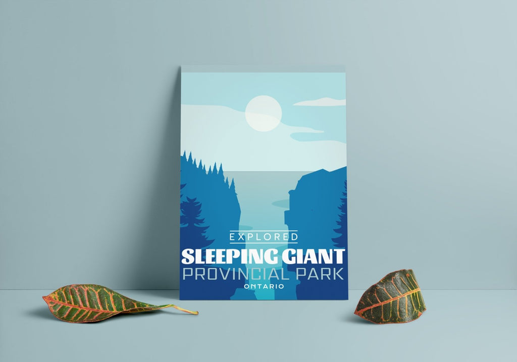 Sleeping Giant Provincial Park 'Explored' Poster