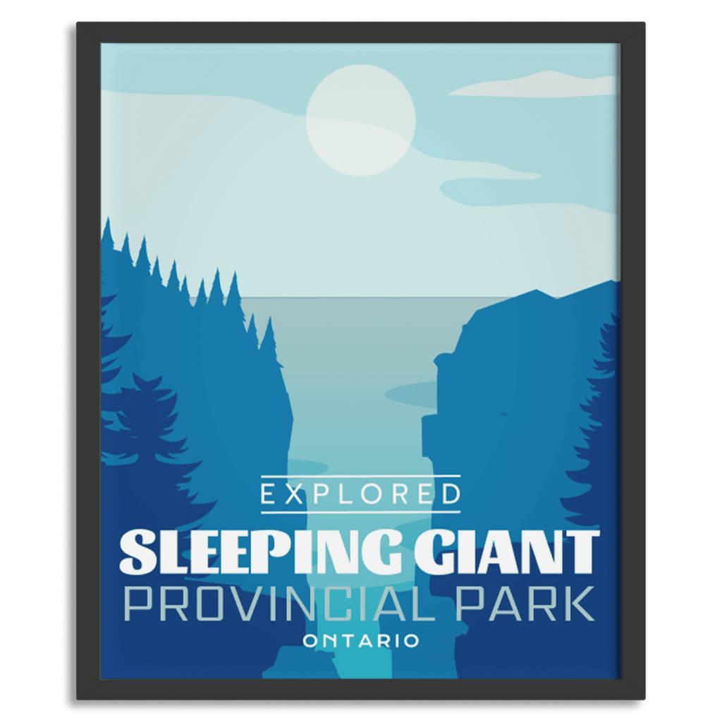 Sleeping Giant Provincial Park 'Explored' Poster