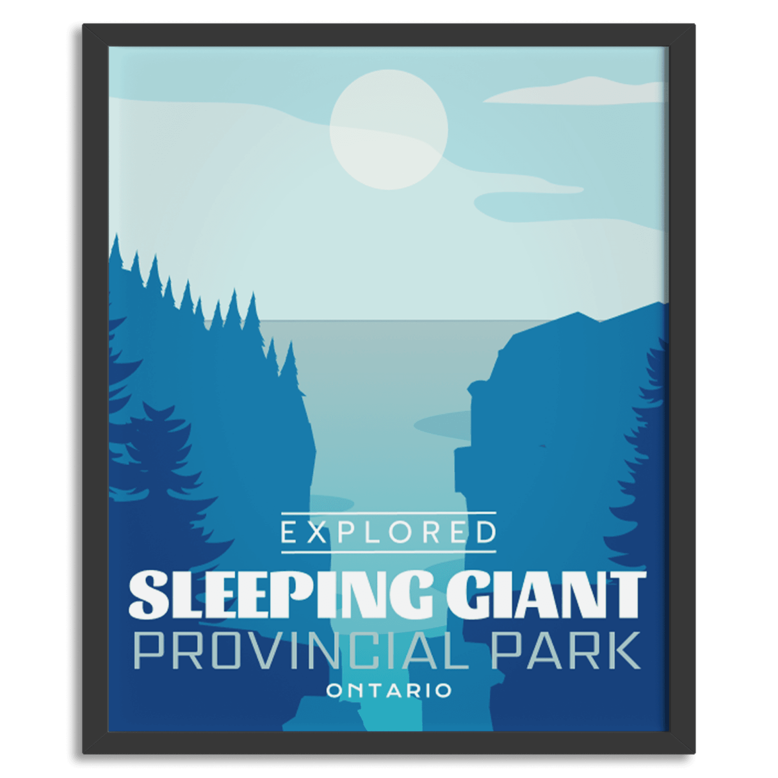 Sleeping Giant Provincial Park 'Explored' Poster
