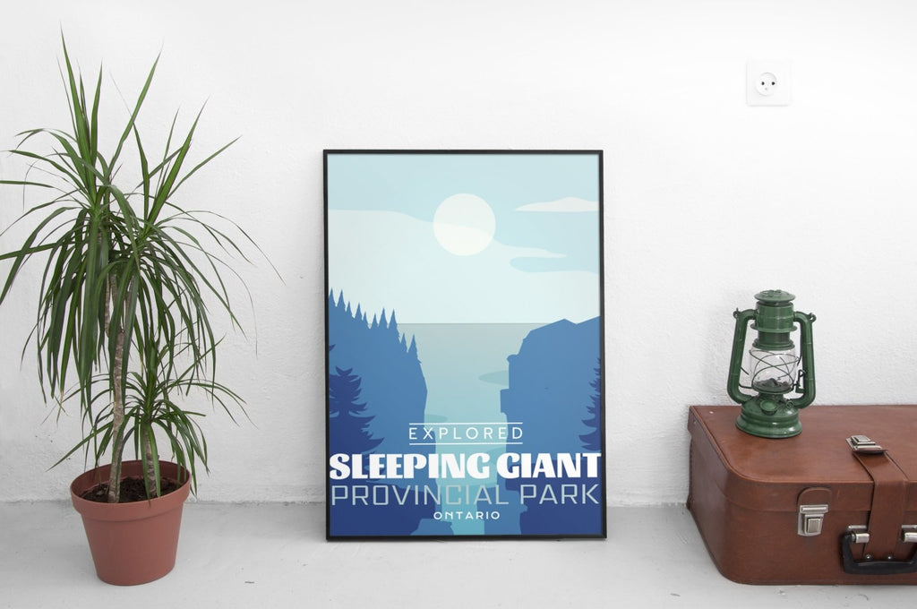Sleeping Giant Provincial Park 'Explored' Poster
