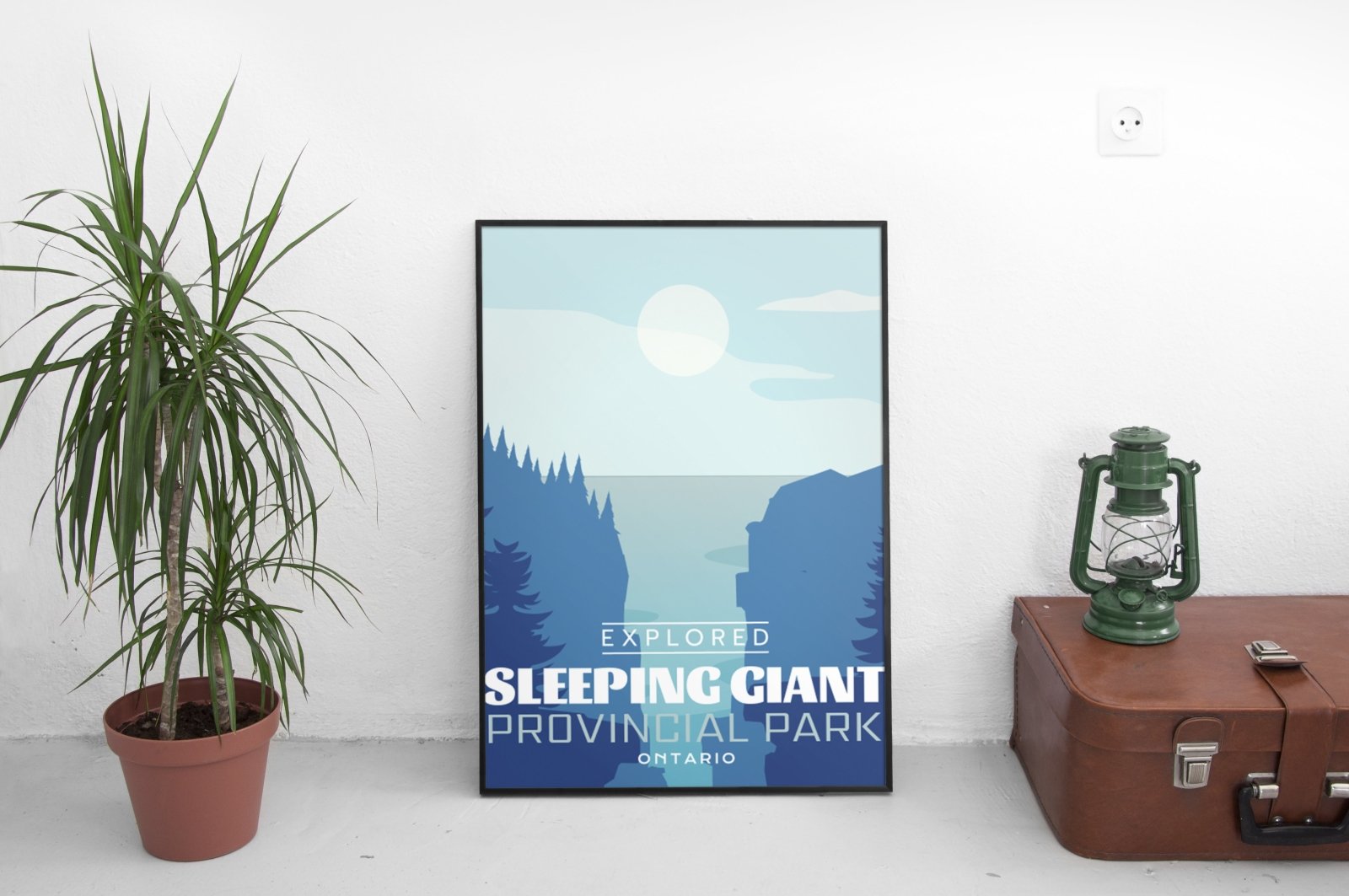 Sleeping Giant Provincial Park 'Explored' Poster