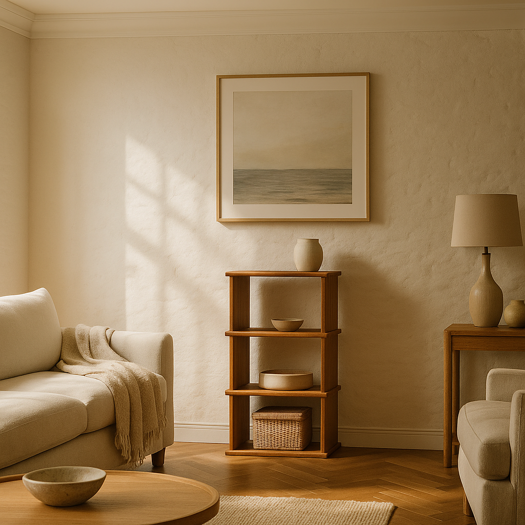 Small bookshelf in red oak