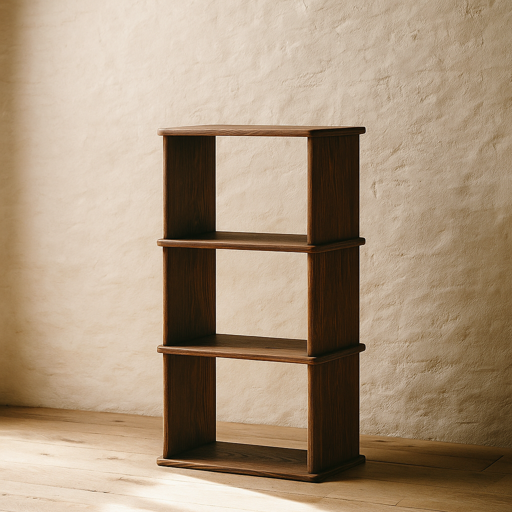 Small bookshelf in walnut