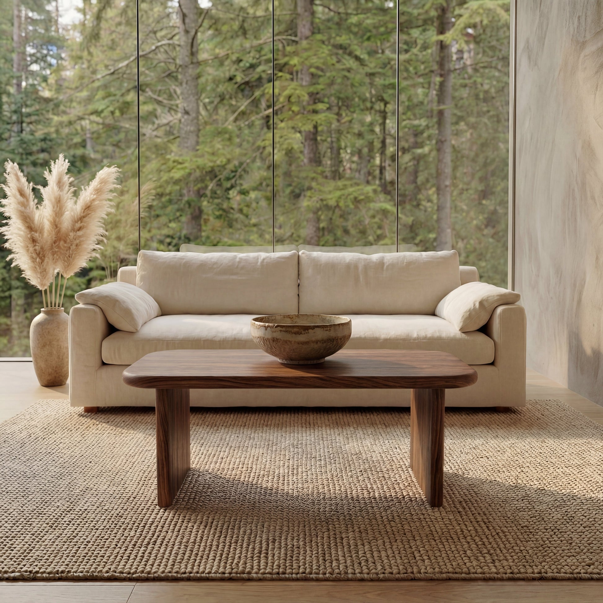 40 Inch Coffee Table in Walnut