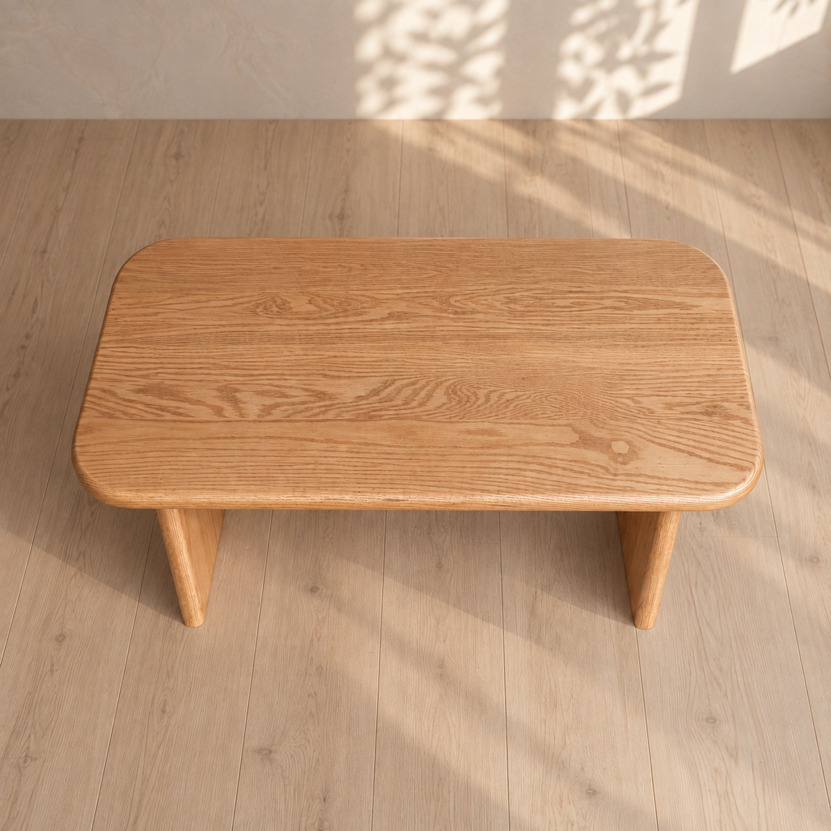40 Inch Coffee Table in Red Oak