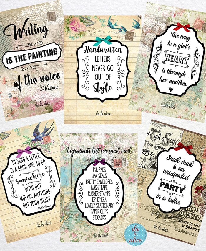 Snail Mail Postcards