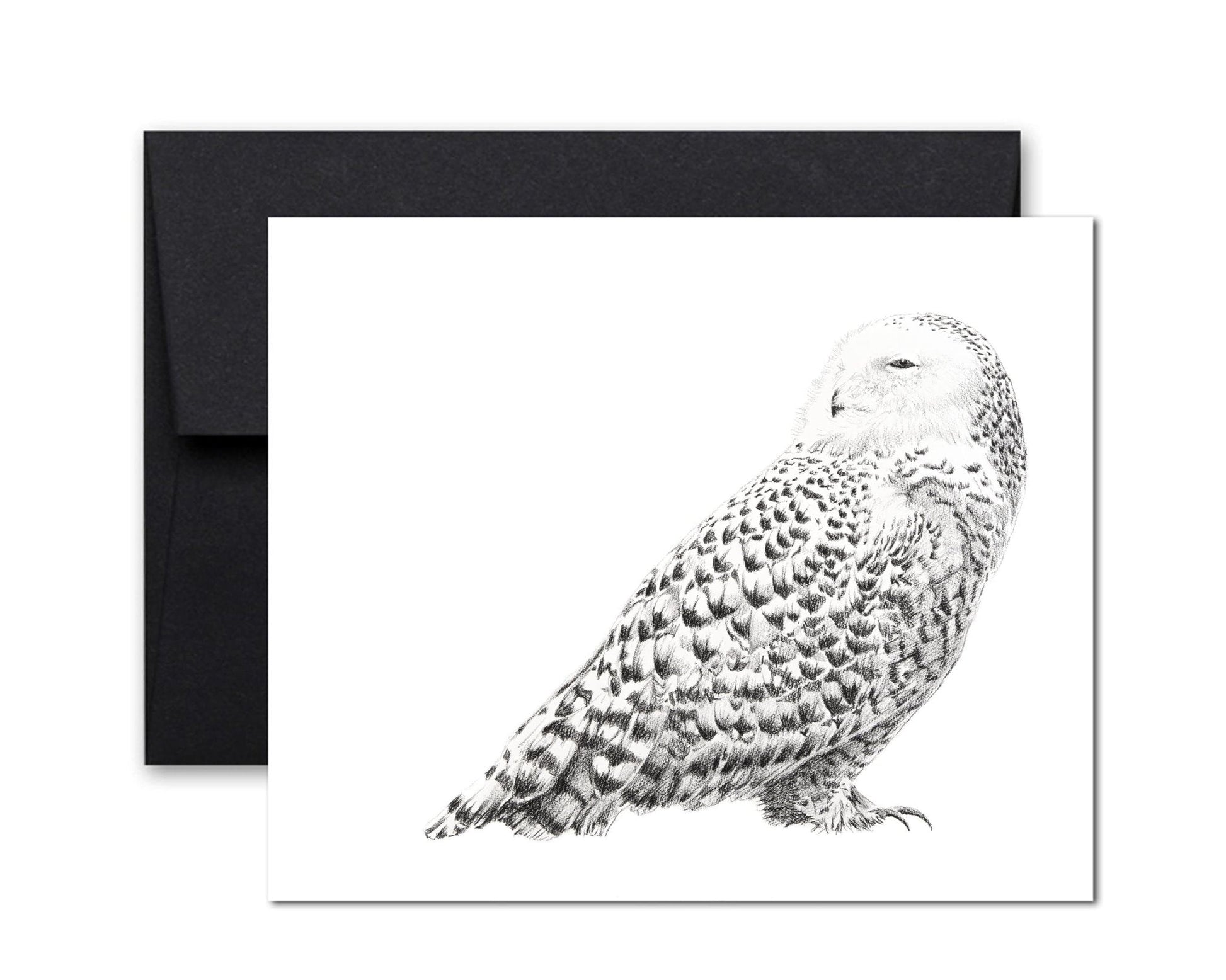 Snowy Owl Greeting Card