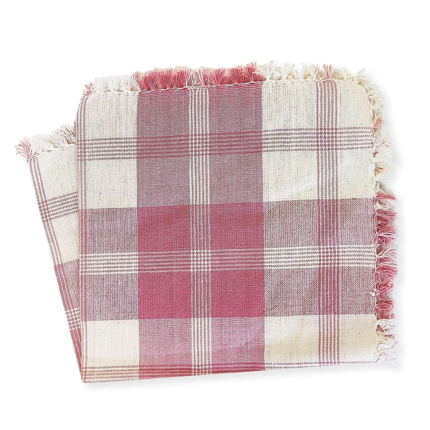 Lemon Tree Soft Pink Cloth Napkin - Set of 4