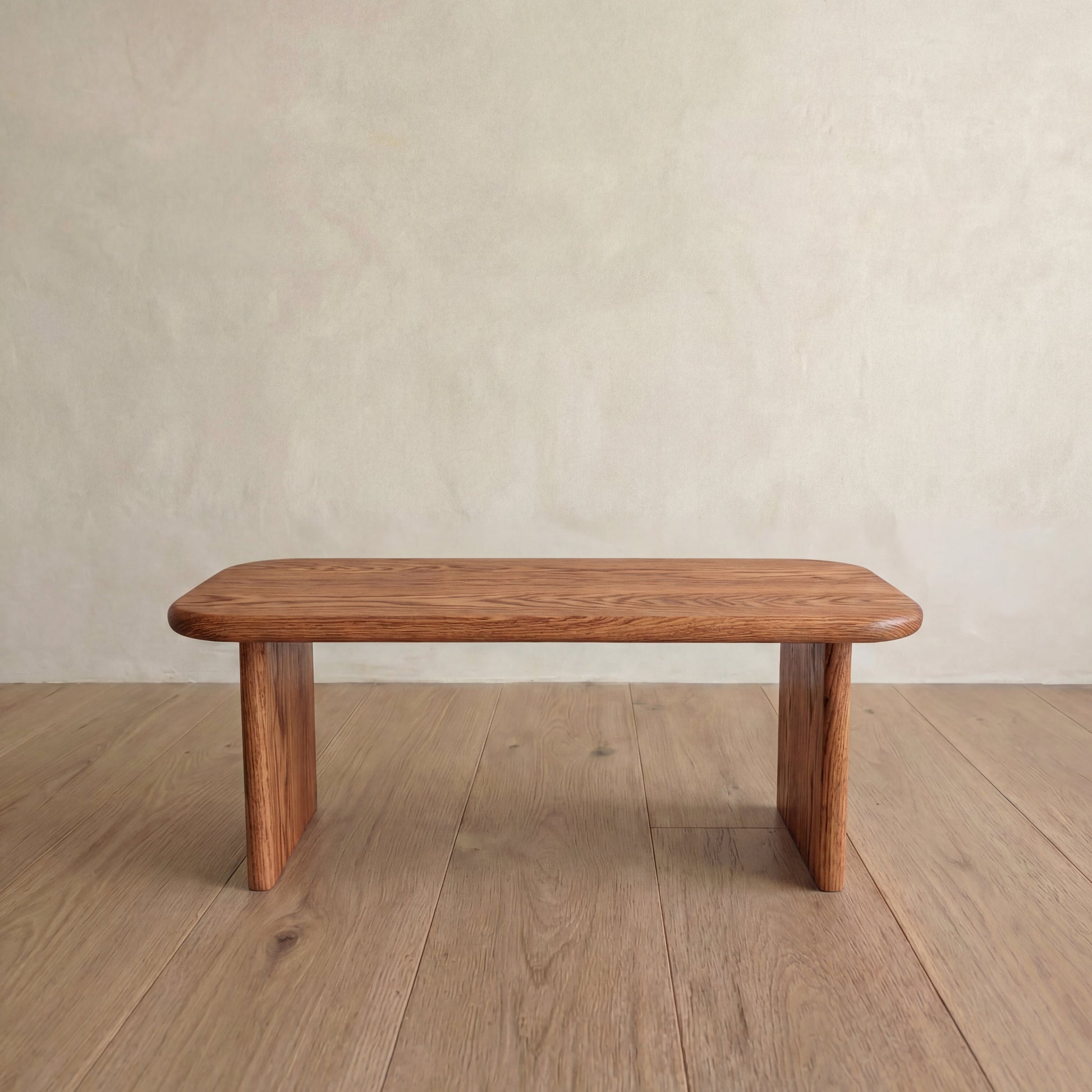 40 Inch Coffee Table in Red Oak