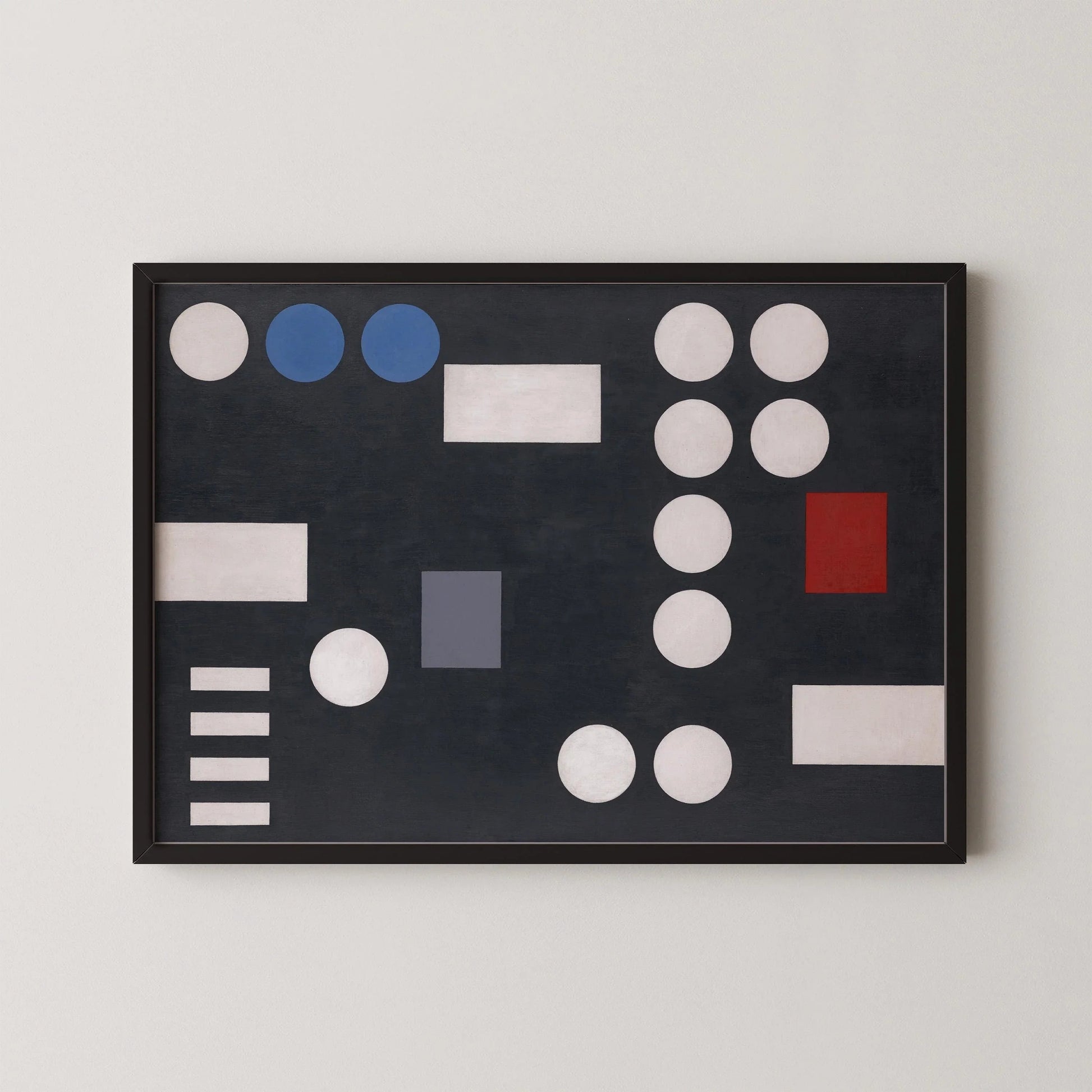 Estampe géométrique de Sophie Taeuber-Arp : Modernisme Bauhaus (Disponible encadrée)