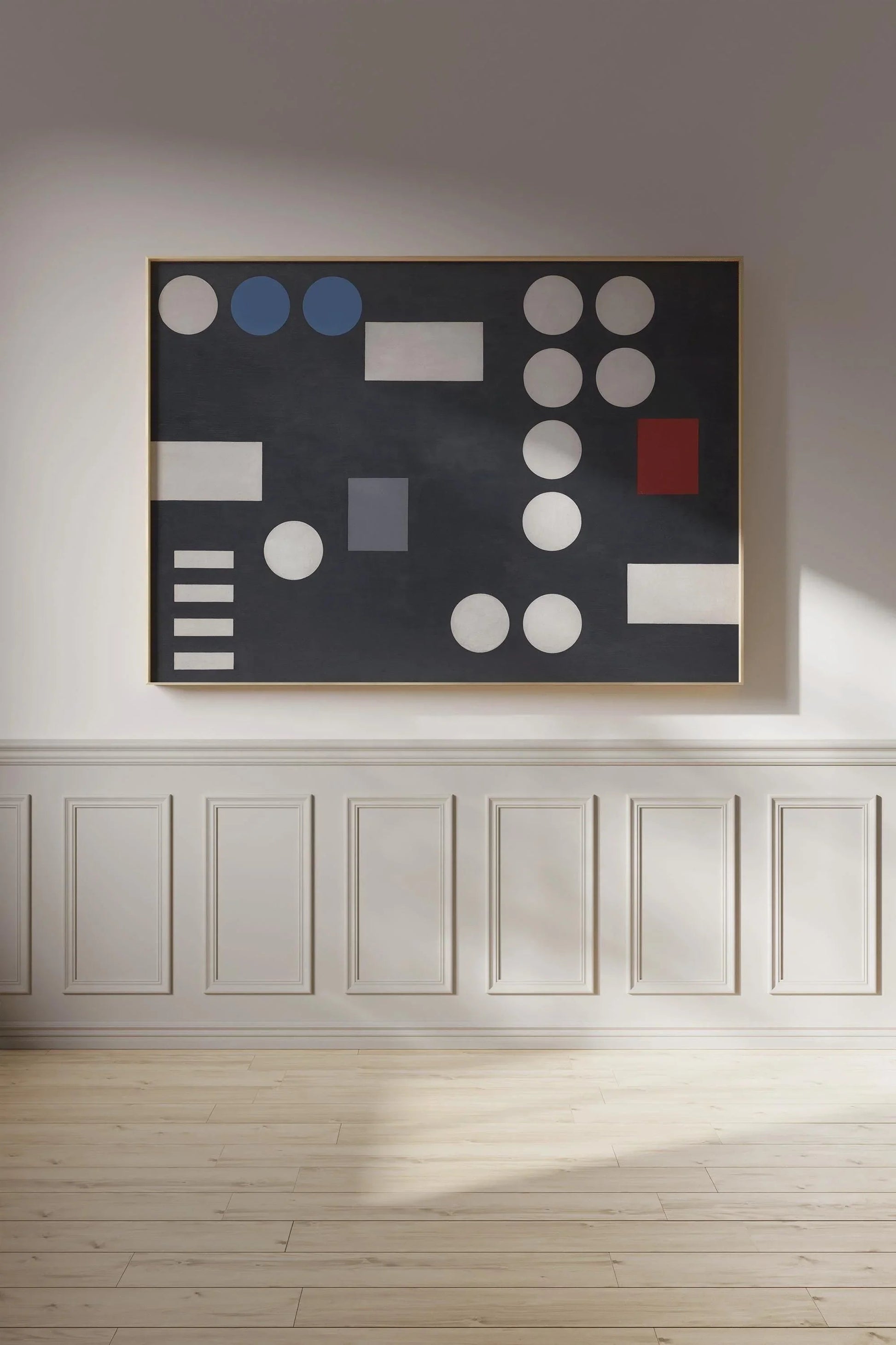 Estampe géométrique de Sophie Taeuber-Arp : Modernisme Bauhaus (Disponible encadrée)
