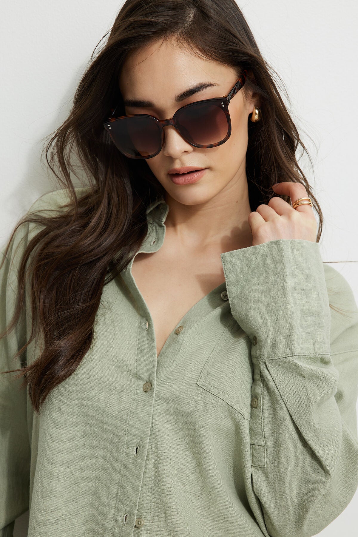 Lunettes de soleil Wayfarer plates