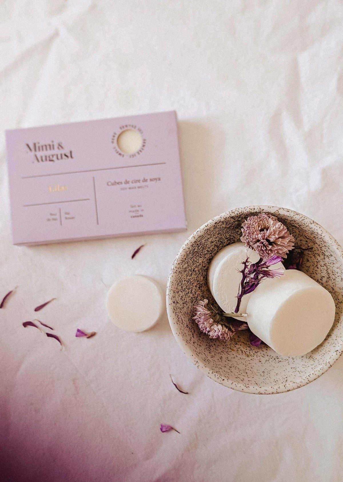 Fondants de cire de soya - Lilas