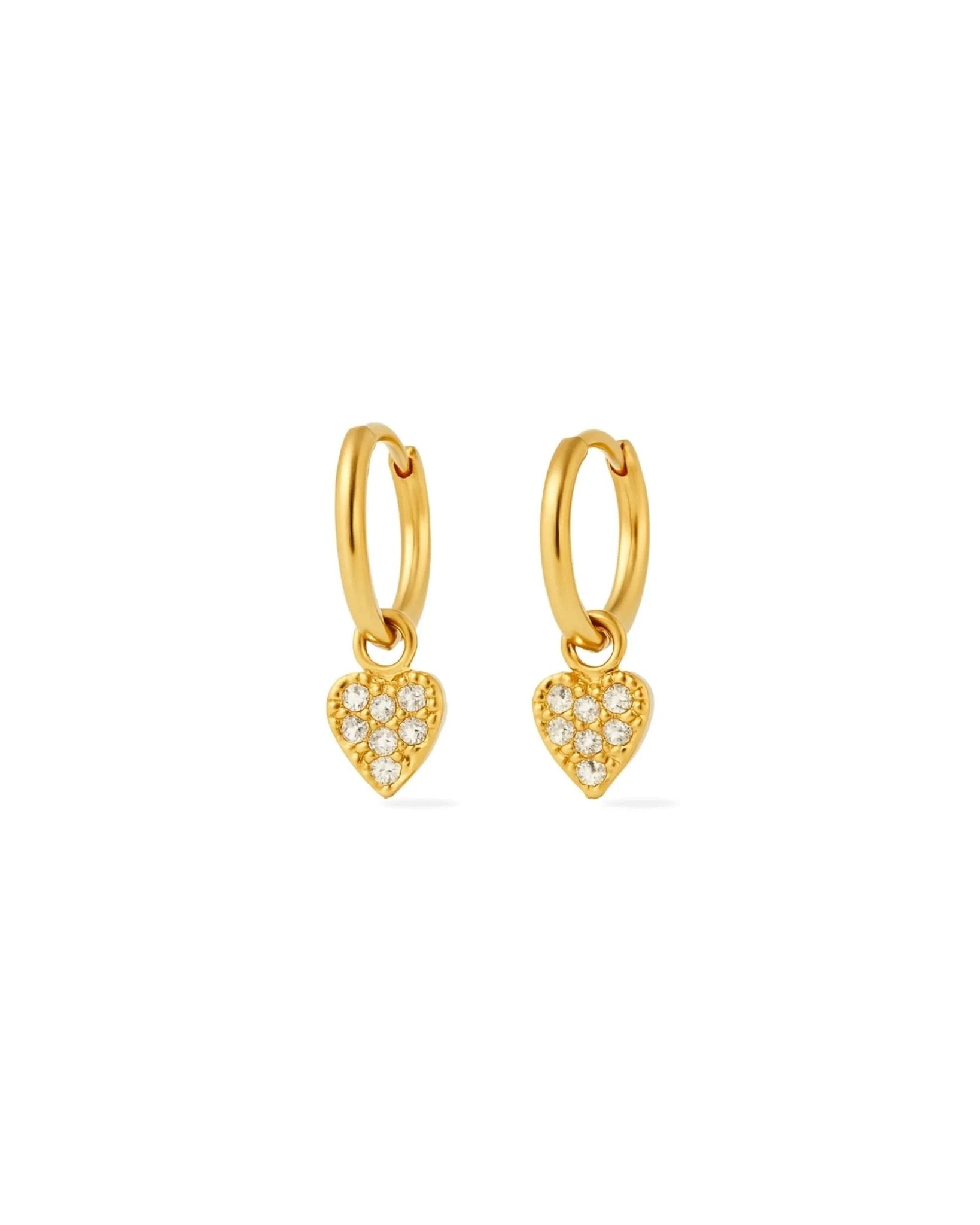 Boucles d'oreilles Huggies étincelantes