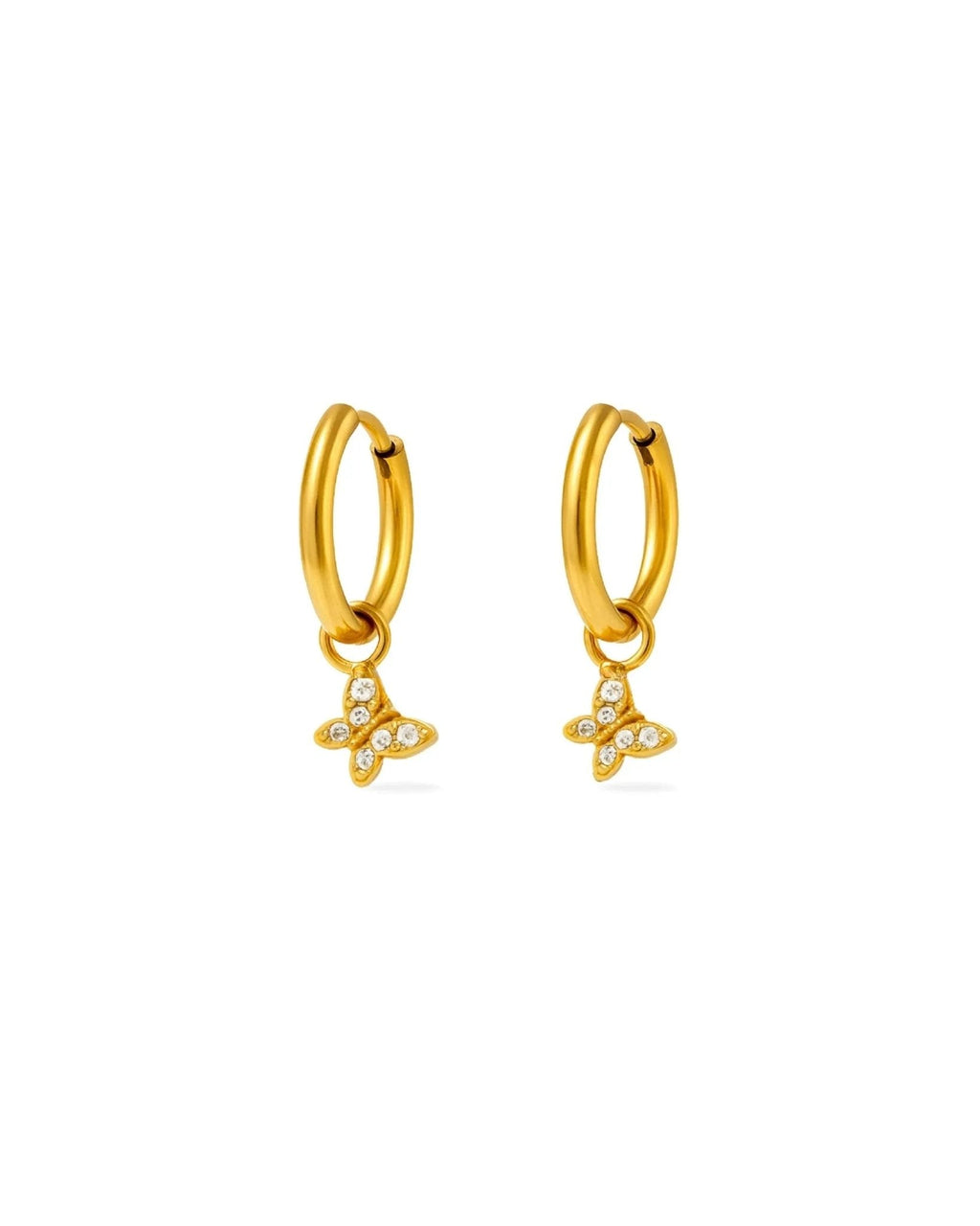 Boucles d'oreilles Huggies étincelantes