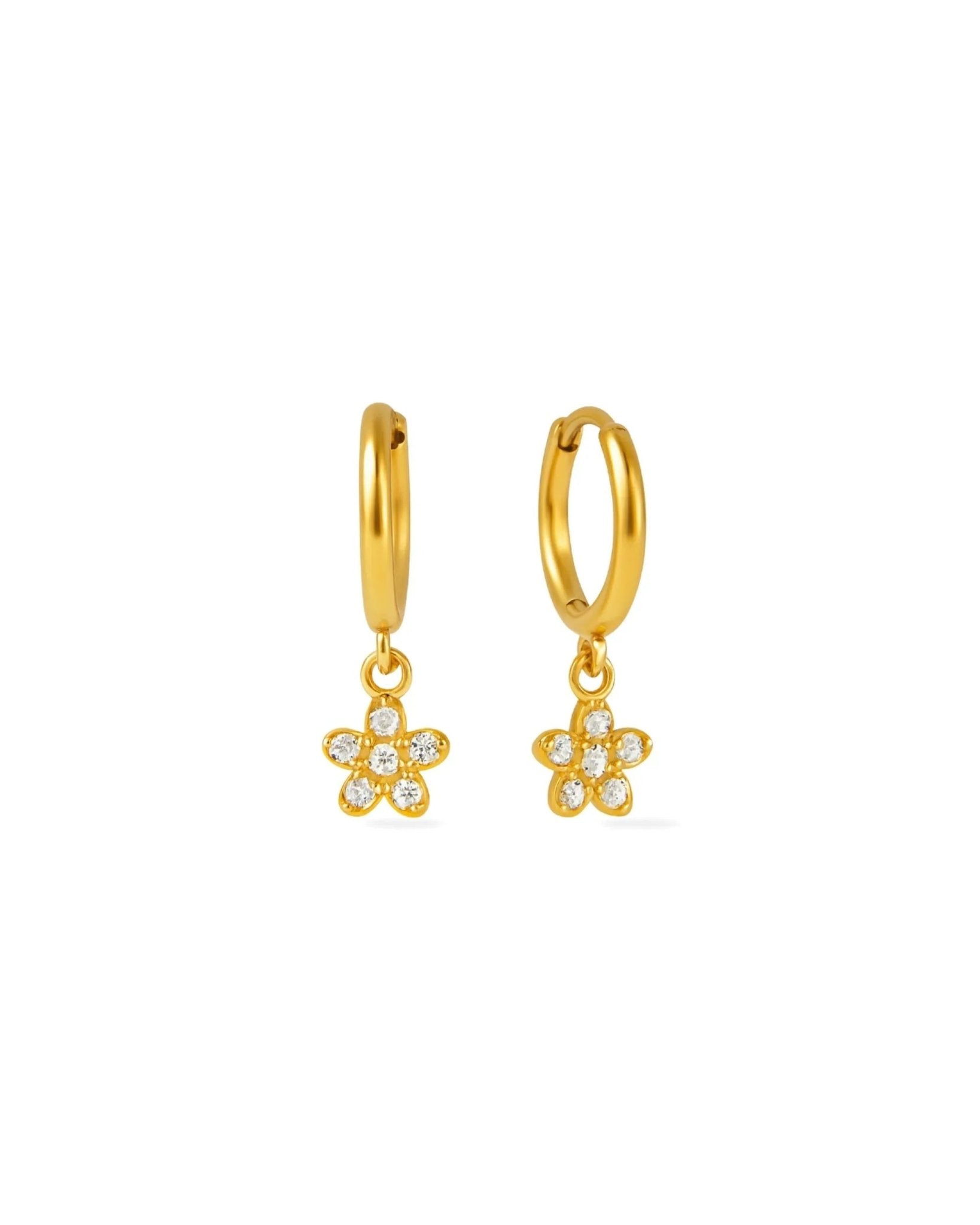 Boucles d'oreilles Huggies étincelantes