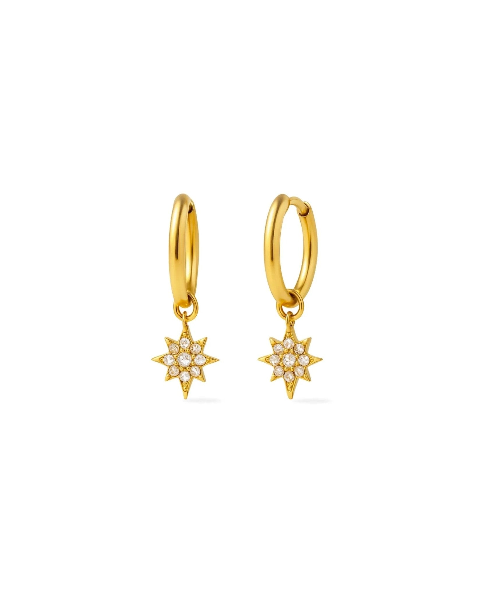 Boucles d'oreilles Huggies étincelantes
