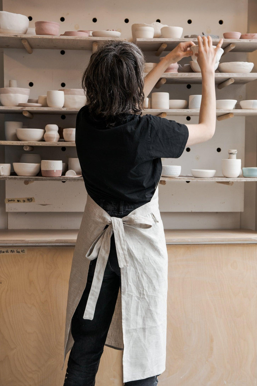 Split leg Potter's apron