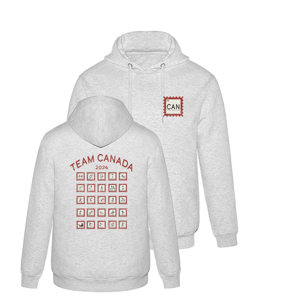 SWEAT À CAPUCHE TIMBRE DU CANADA (UNISEXE)