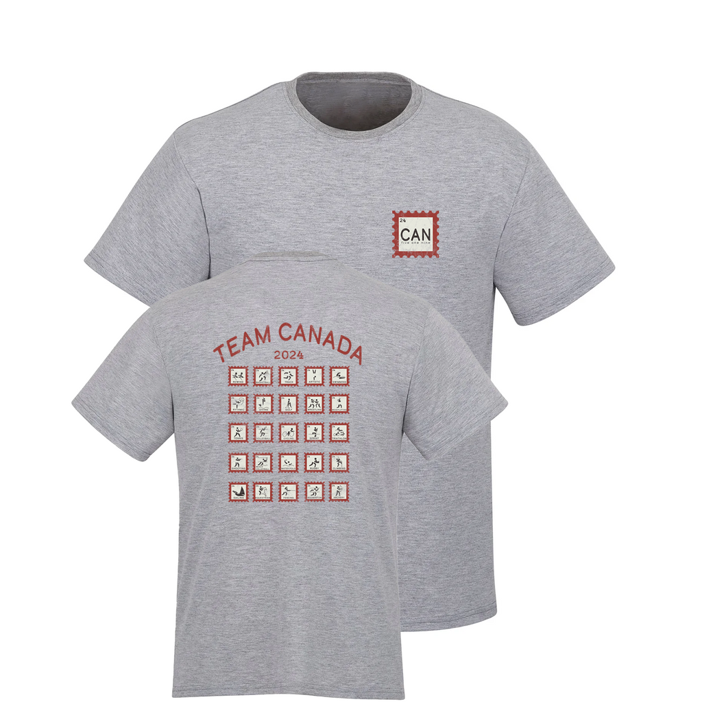 T-SHIRT TIMBRE CANADA (HOMME)