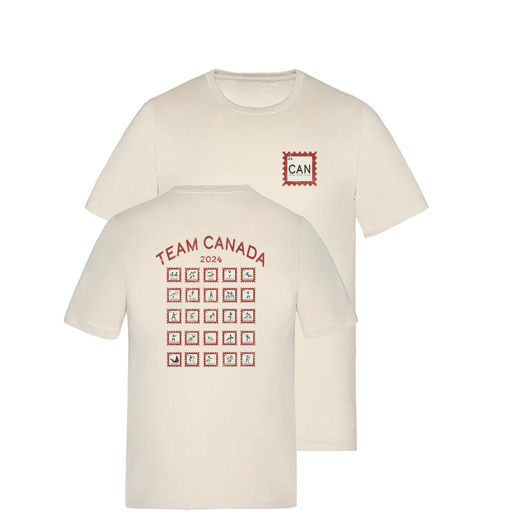T-SHIRT TIMBRE CANADA (HOMME)