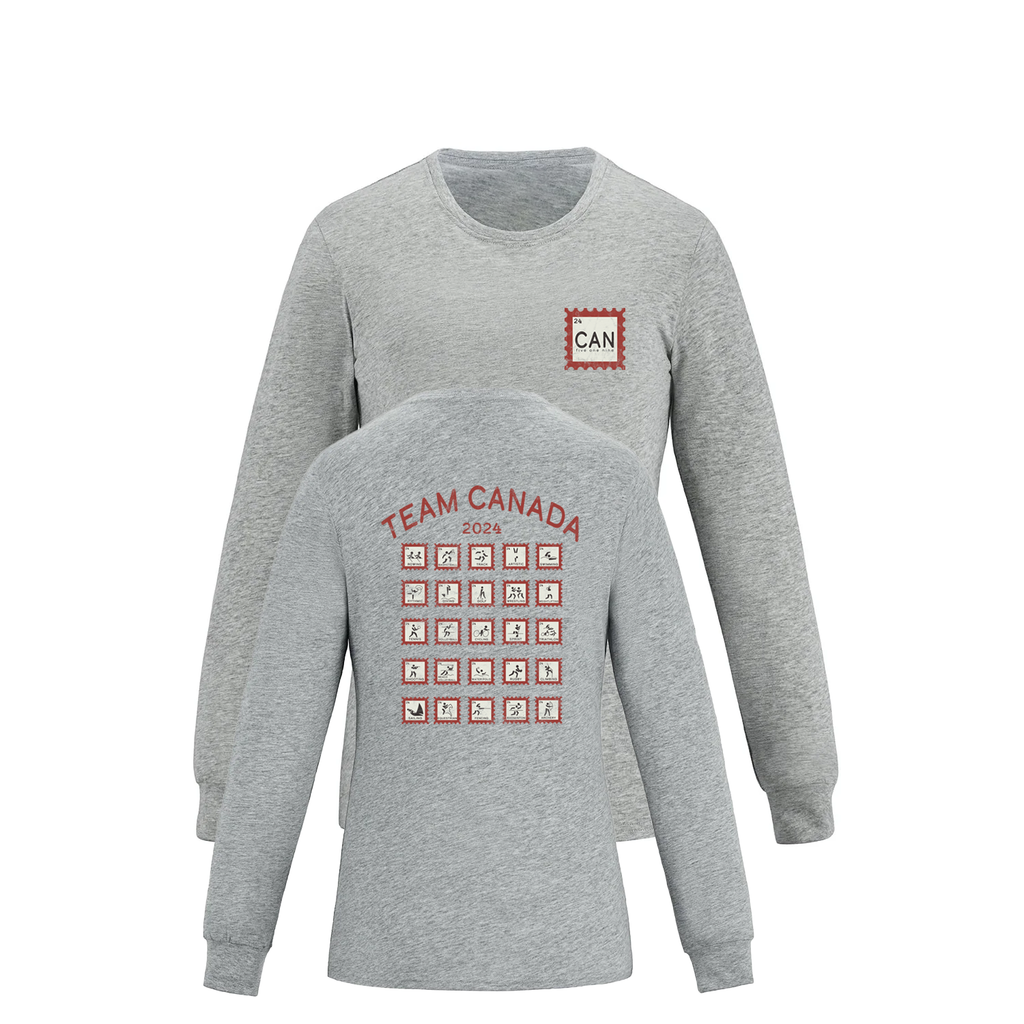 TIMBRE DU CANADA MANCHES LONGUES (FEMME)