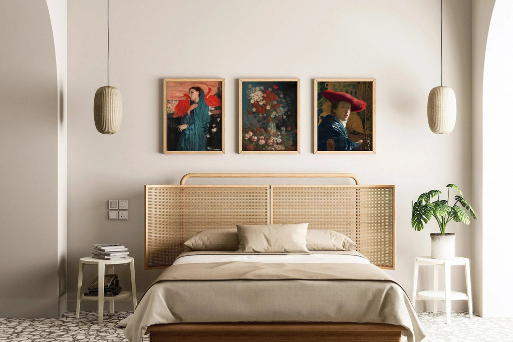 STATEMENT TRIO Classical Art | Degas, Vermeer and Van Gogh | Available framed or unframed