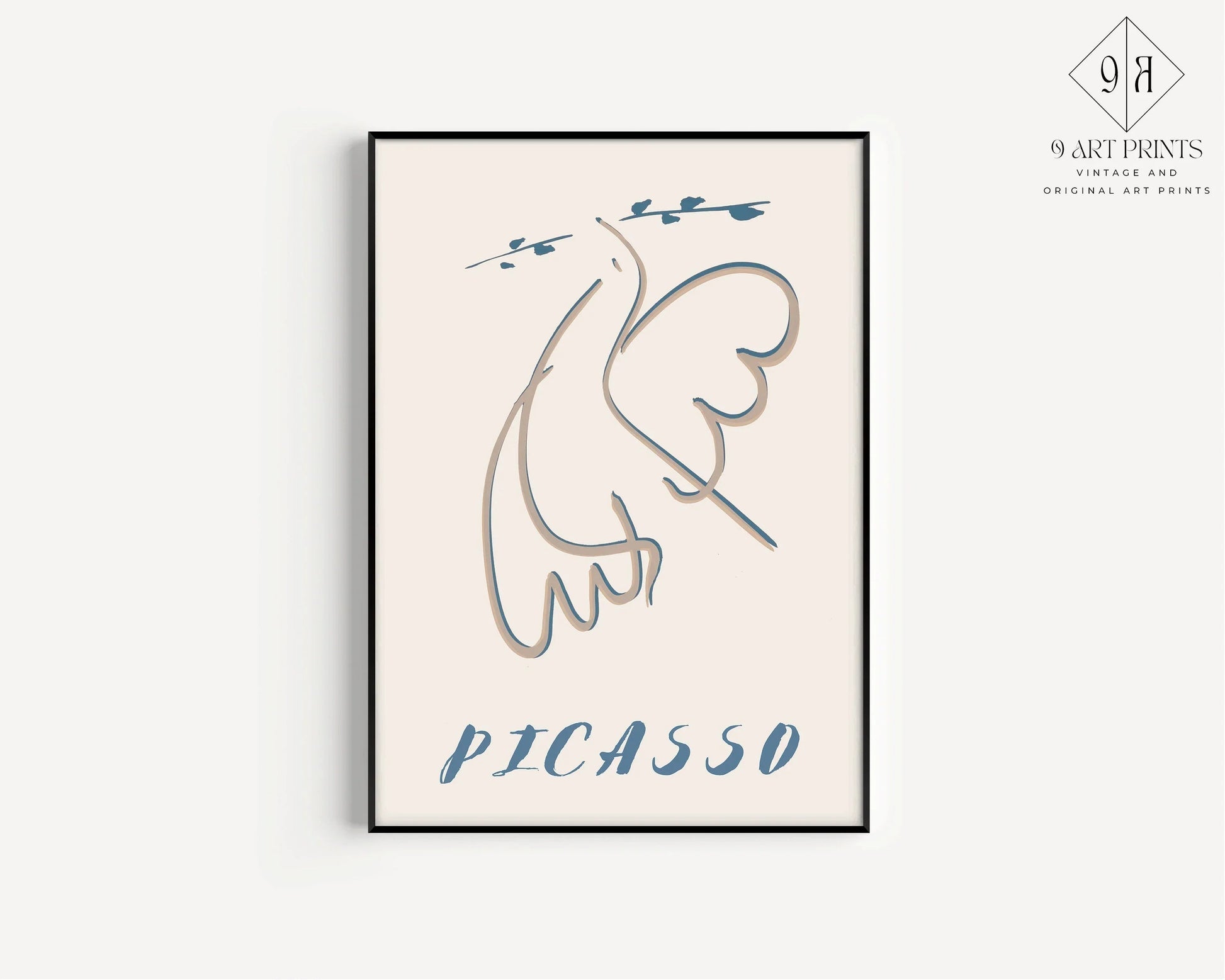 STATEMENT WALL | Neutral White Matisse, Leo Gestel, Picasso, Mondrian, Kandinsky (available handframed or unframed)