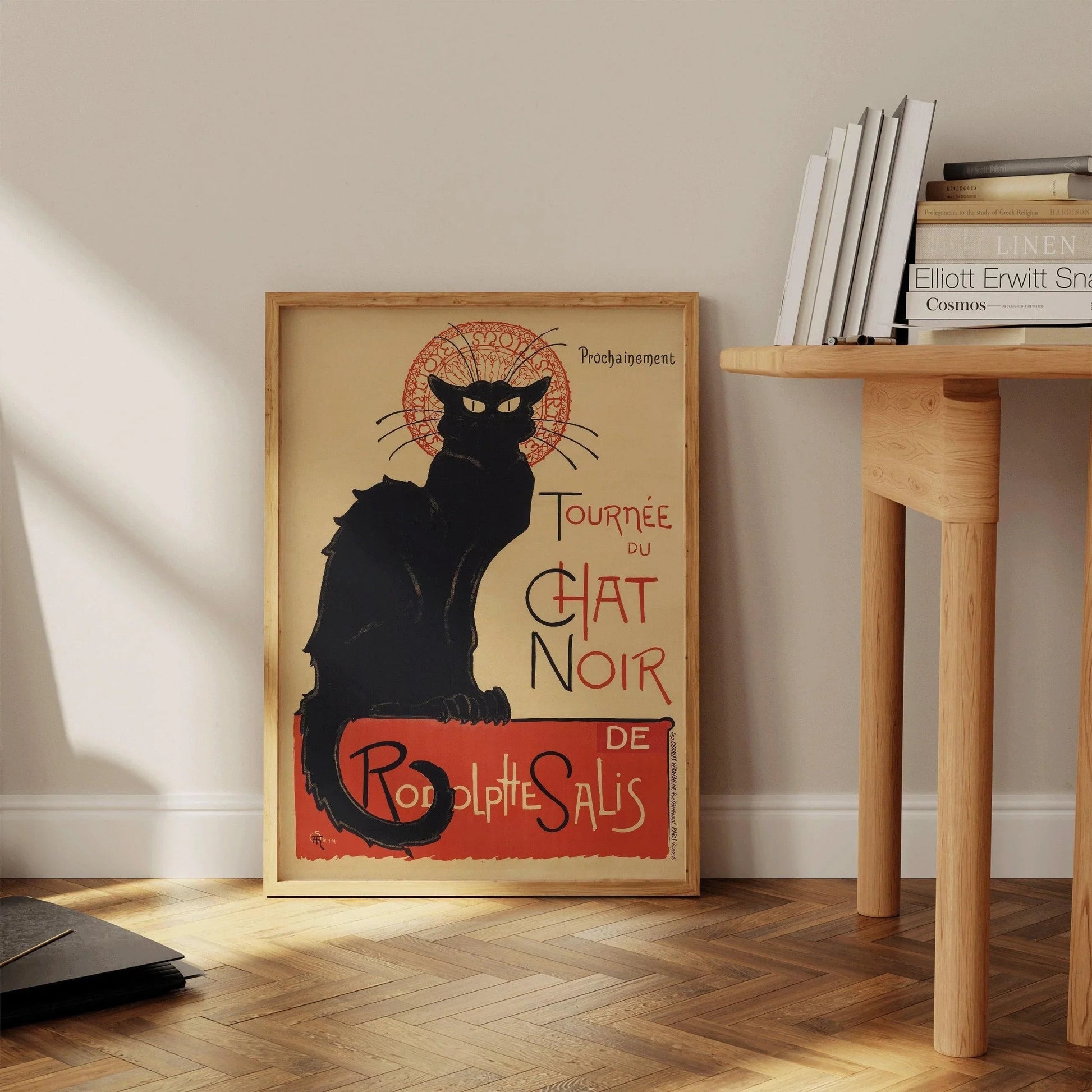 Steinlen Chat Noir - Affiche Chat Noir (disponible encadrée ou non encadrée)