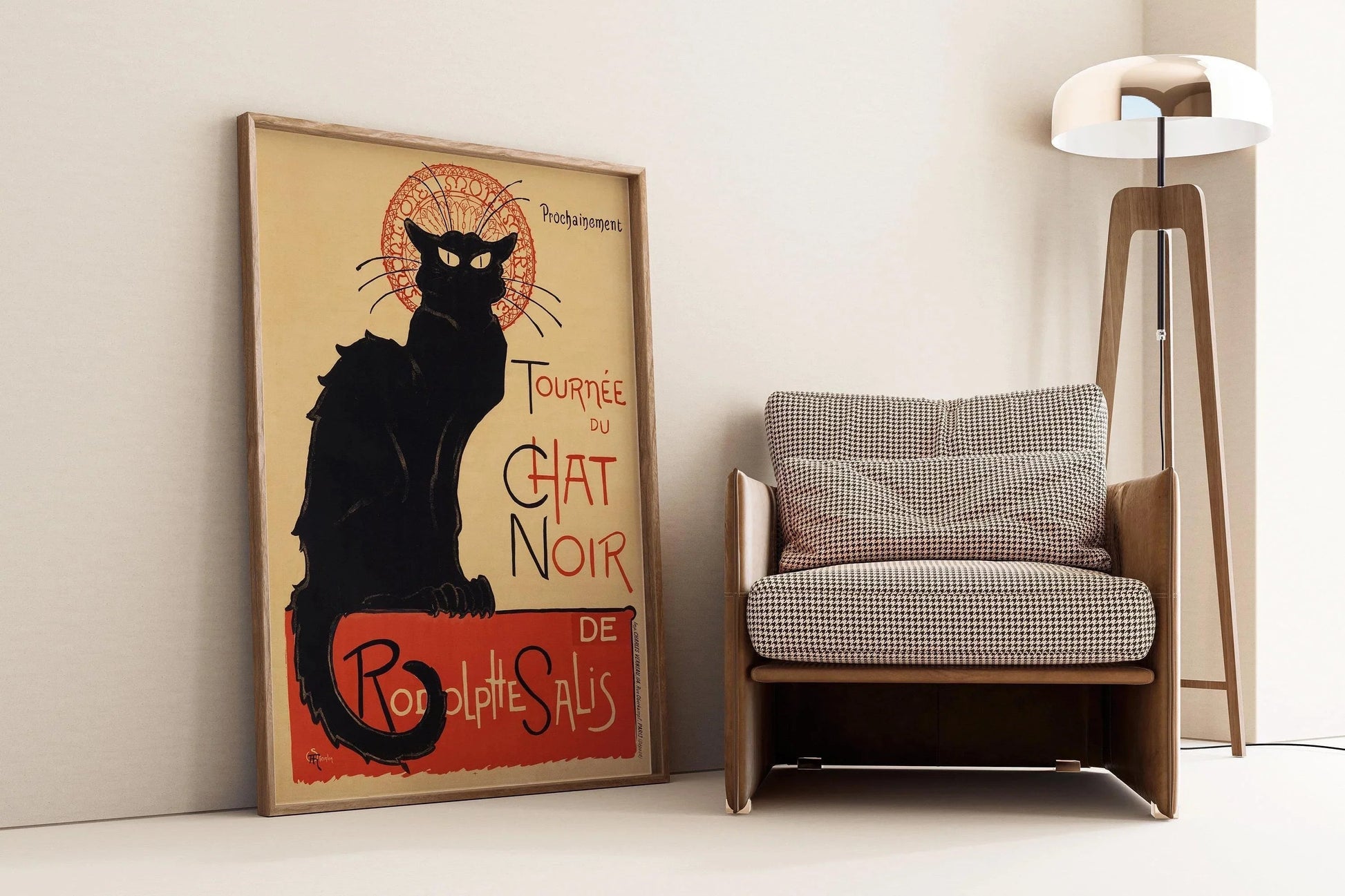 Steinlen Chat Noir - Affiche Chat Noir (disponible encadrée ou non encadrée)