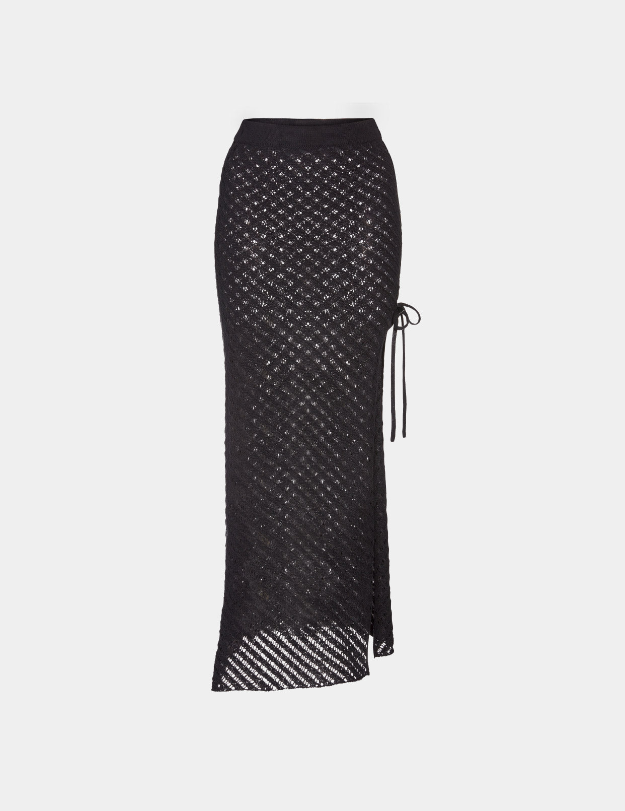 Crochet-Knit Beach Skirt