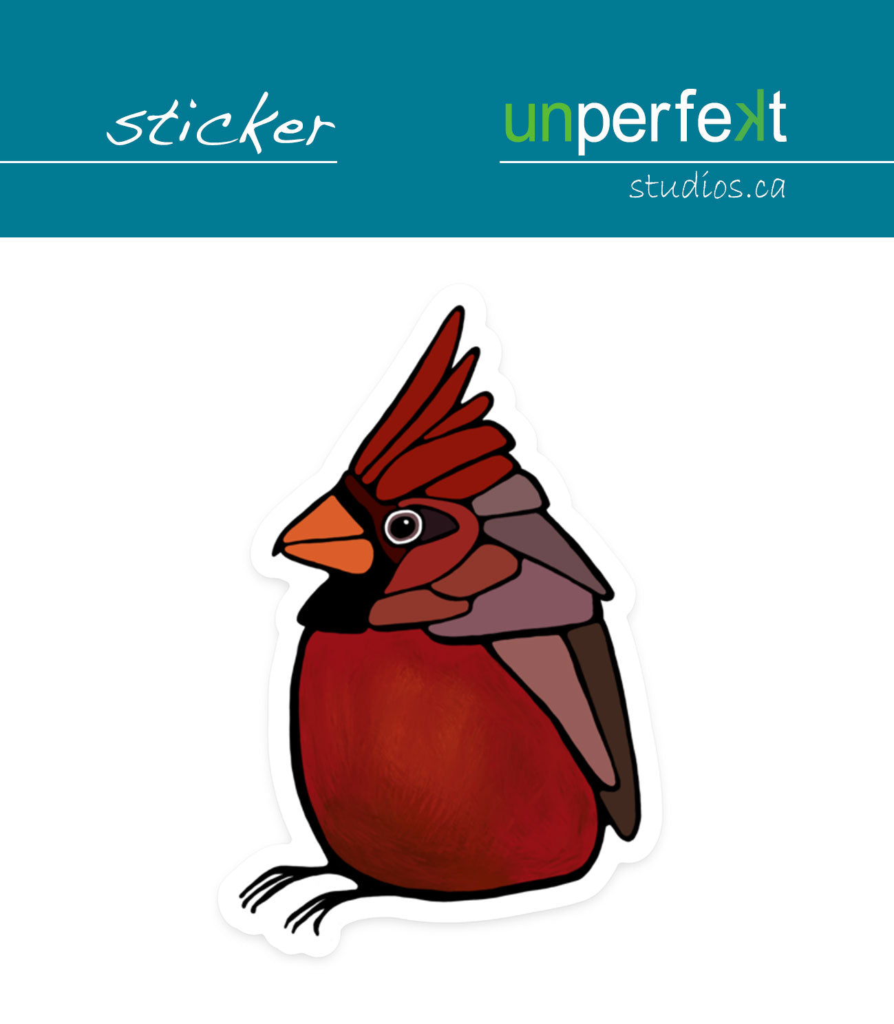 Vinyl Sticker - Cardinal
