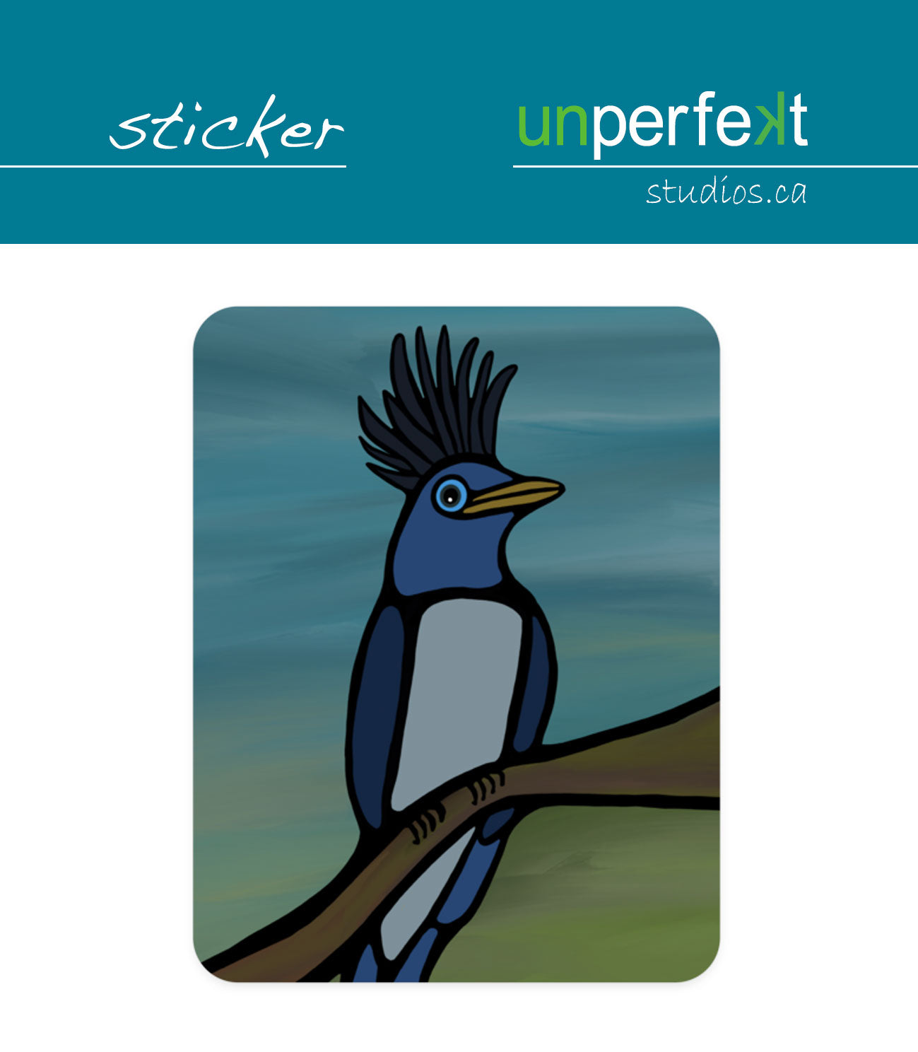 Autocollant vinyle - Coiffé