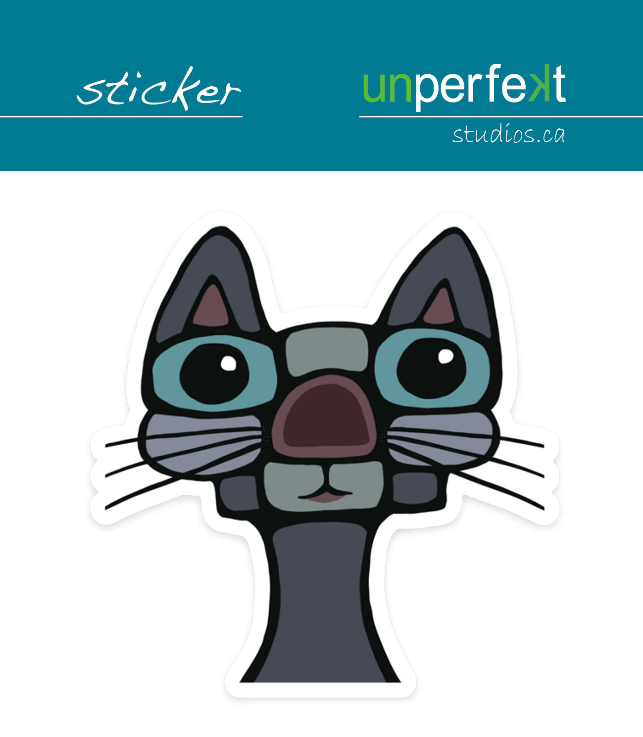 Autocollant vinyle - Max le chat