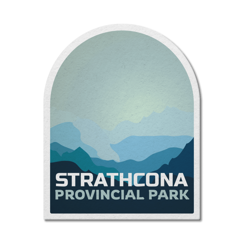 Strathcona British Columbia Provincial Park Waterproof Vinyl Sticker