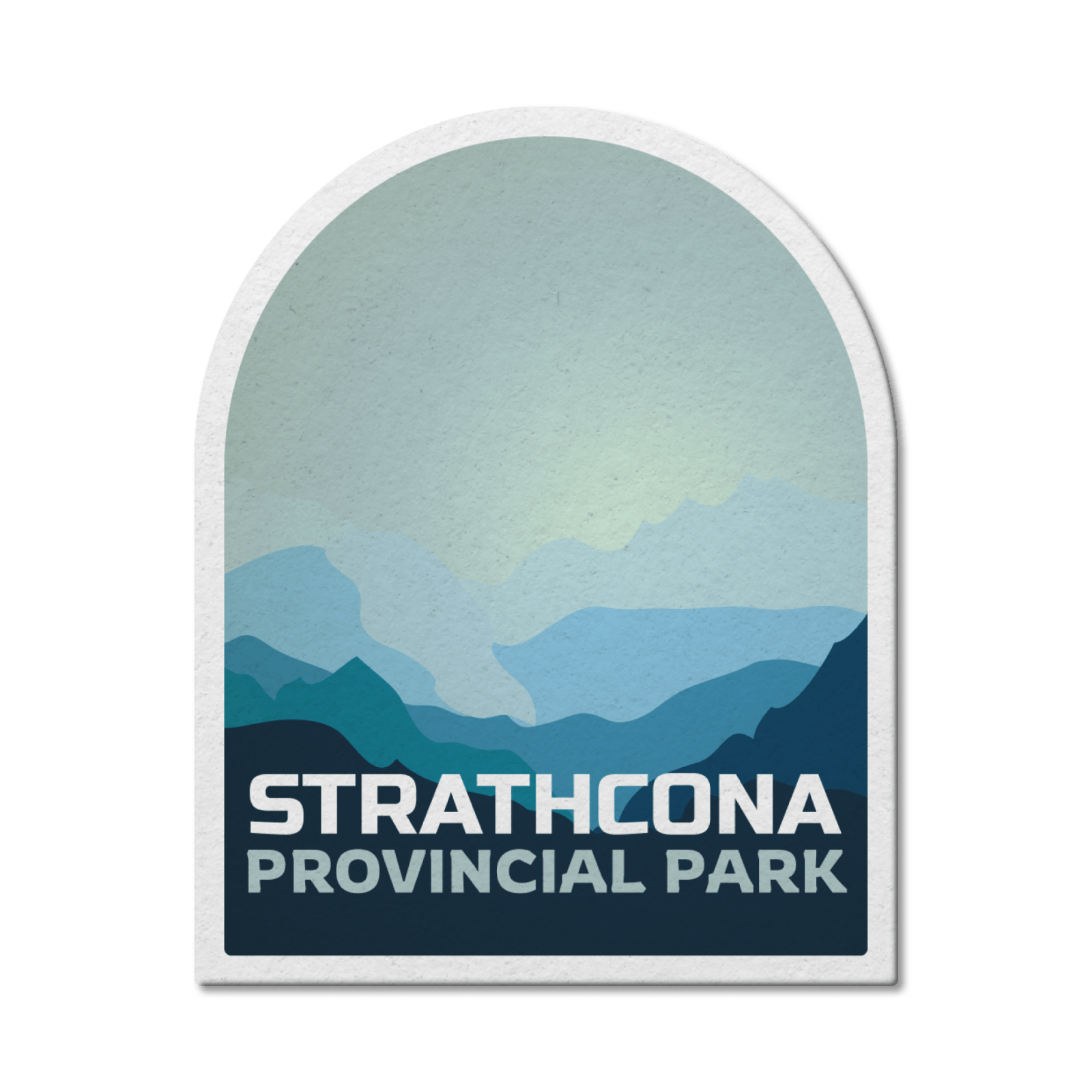 Strathcona British Columbia Provincial Park Waterproof Vinyl Sticker