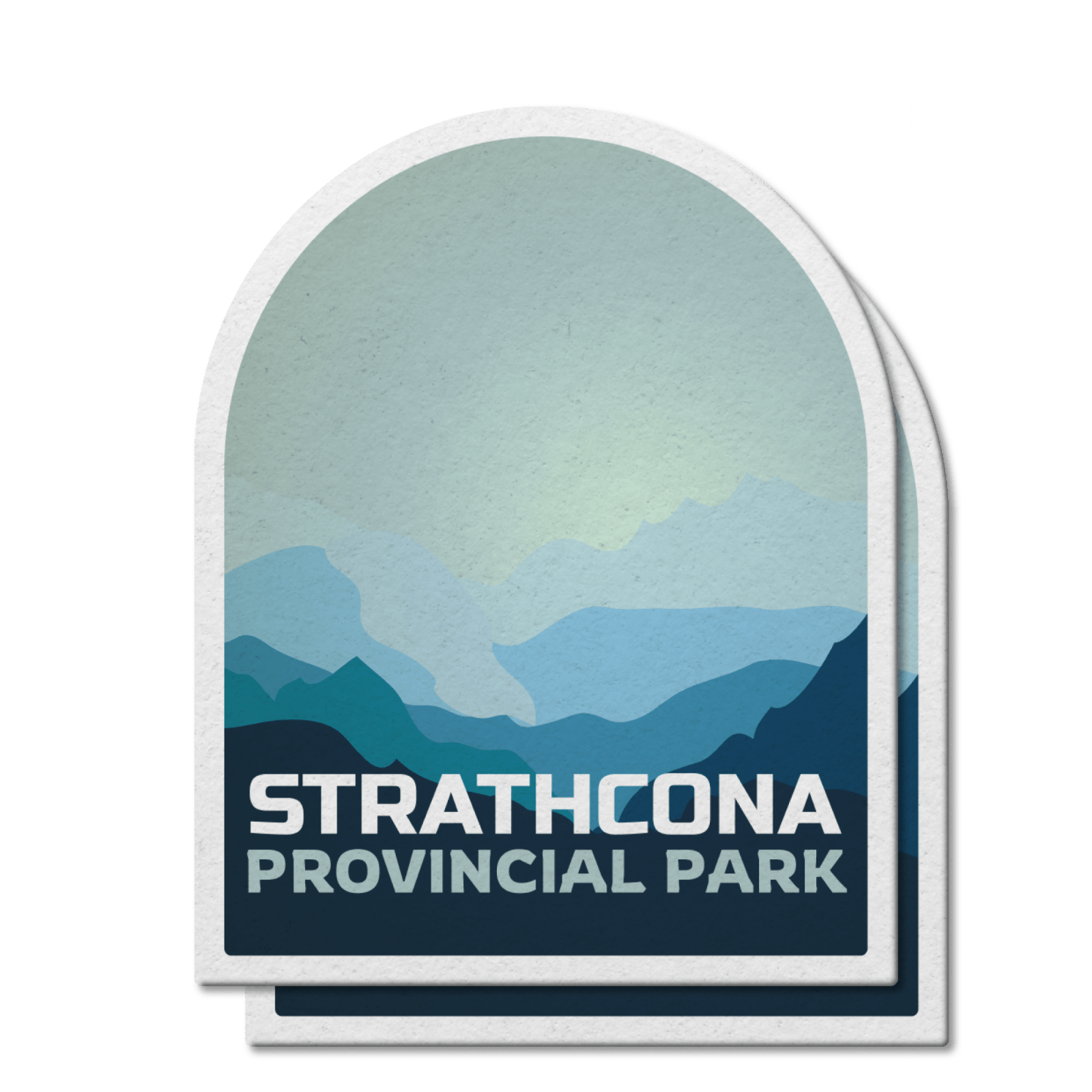 Strathcona British Columbia Provincial Park Waterproof Vinyl Sticker
