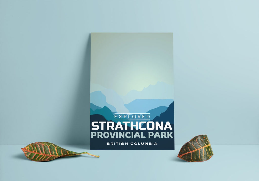 Strathcona Provincial Park 'Explored' Poster