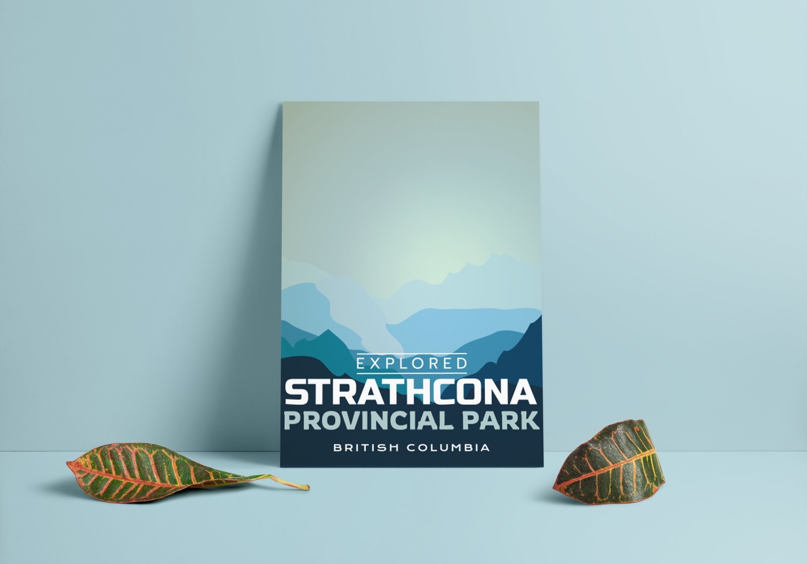Strathcona Provincial Park 'Explored' Poster