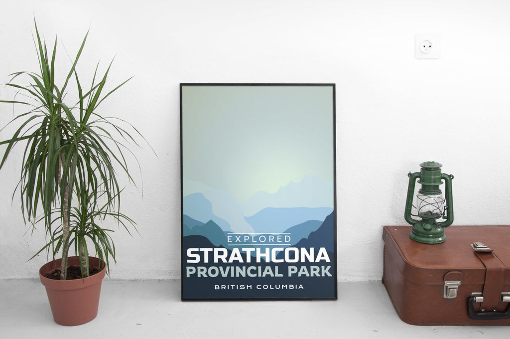 Strathcona Provincial Park 'Explored' Poster